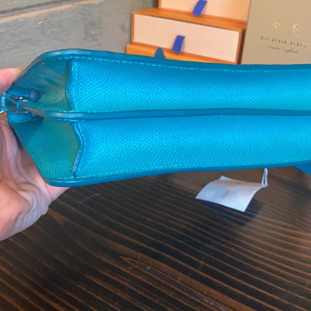 Vera Bradley Tess Crossbody in Teal Leather - Picture 12 of 17
